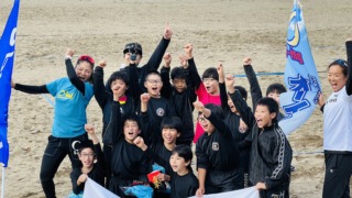 ビーチバレーの大会で優勝しました！