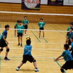 第9回中村杯でボールをつなぐ粟野男子チーム